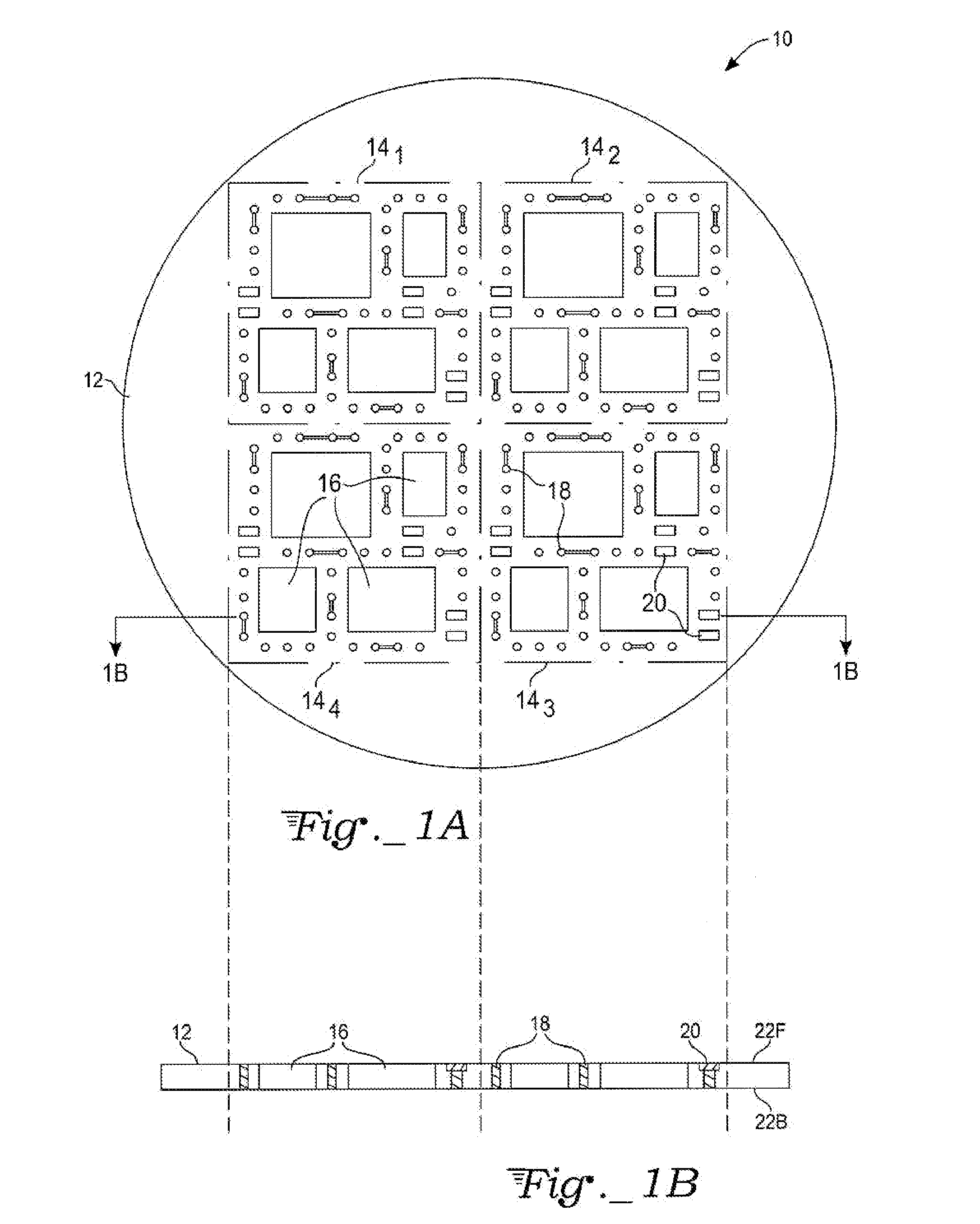 Multi-component electronic package with planarized embedded-components substrate