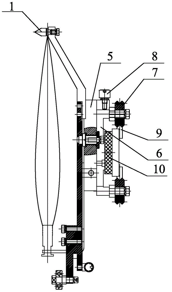 Tail filling bag body fixture