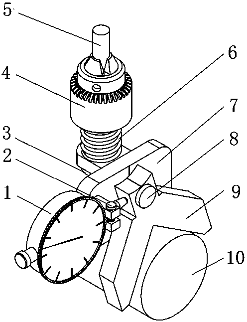 Tool setting device for milling key groove