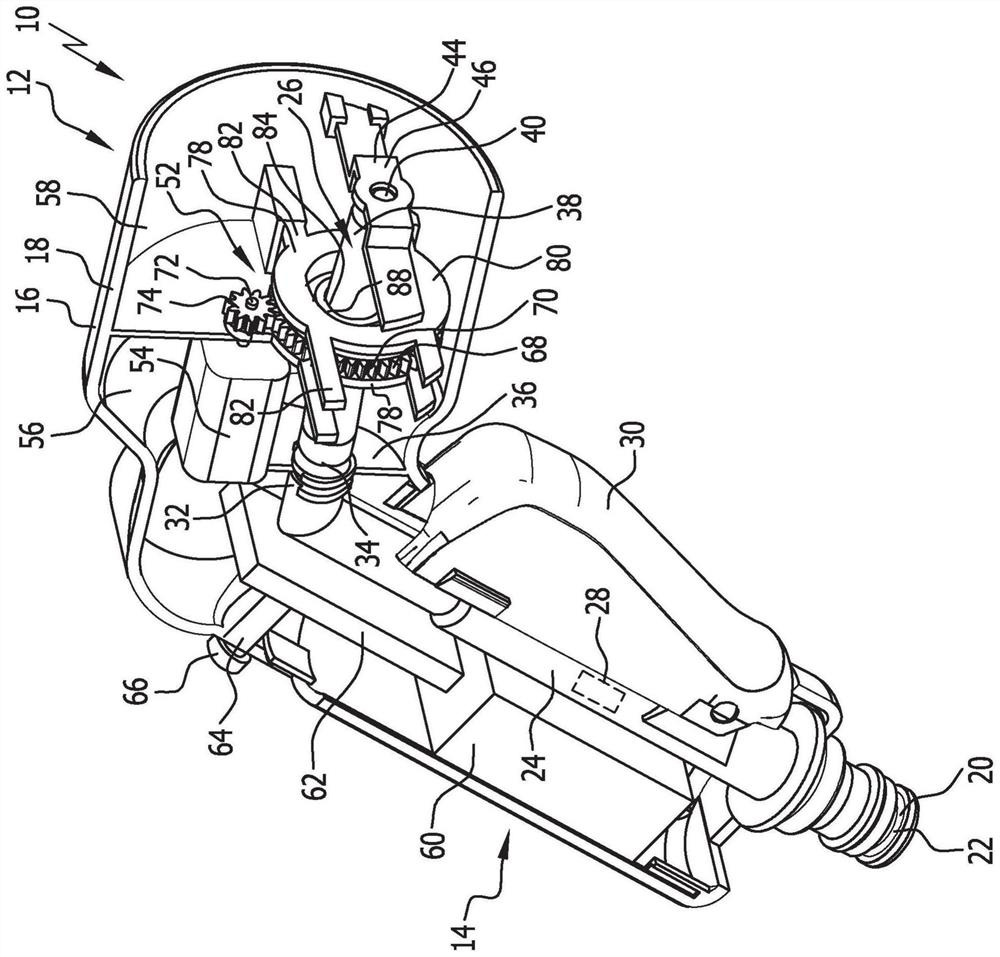 Spraying device