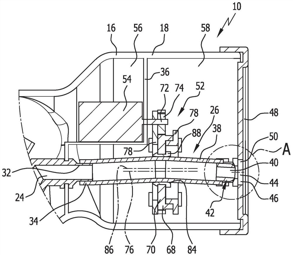 Spraying device