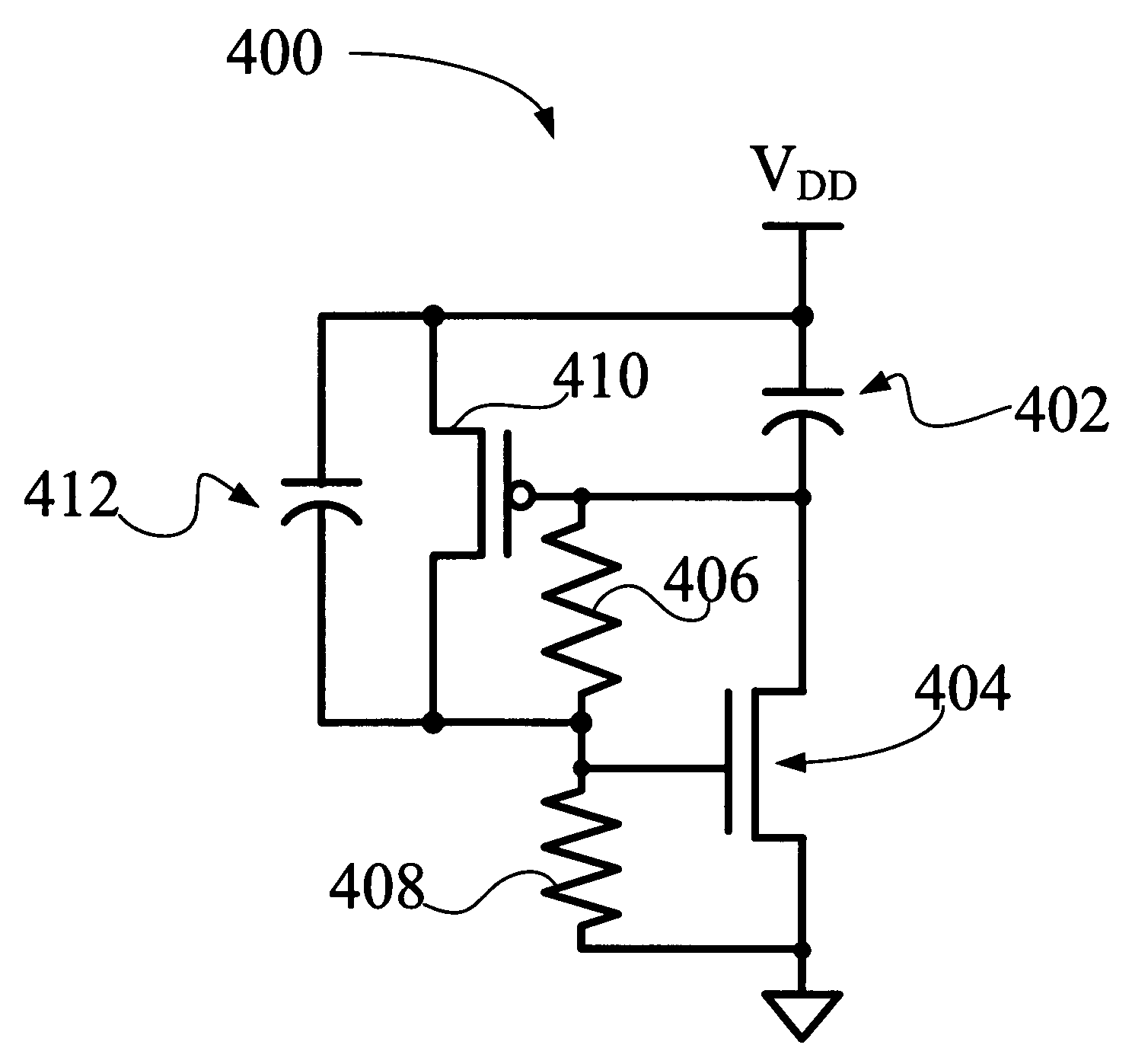 Decoupling capacitor control circuit and method for enhanced ESD performance
