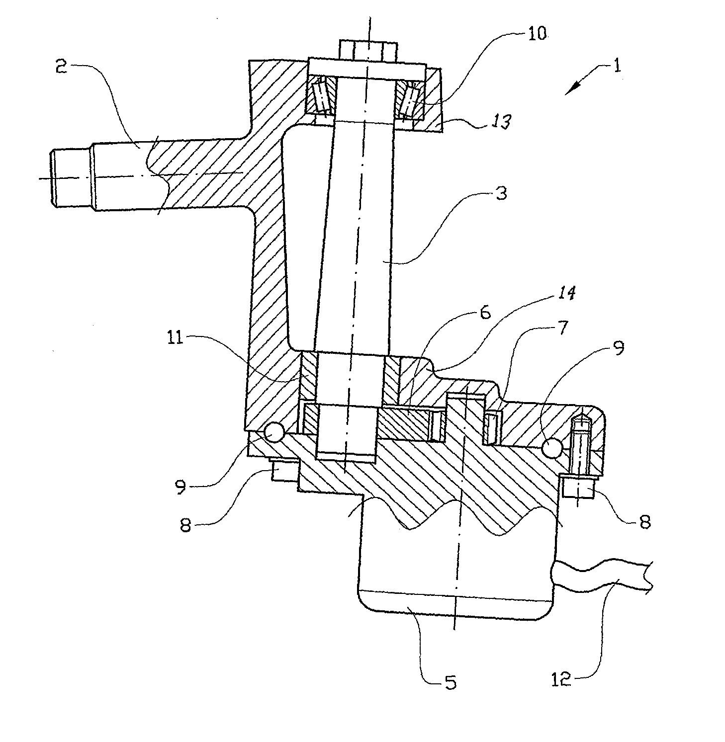 Vehicle, method and steering system for vehicle