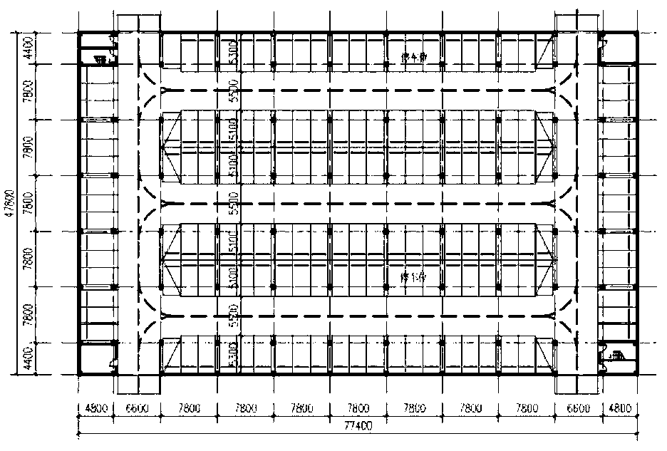 Tree planting and landing method for building roof greening and roof tree hole node structure of tree planting and landing method