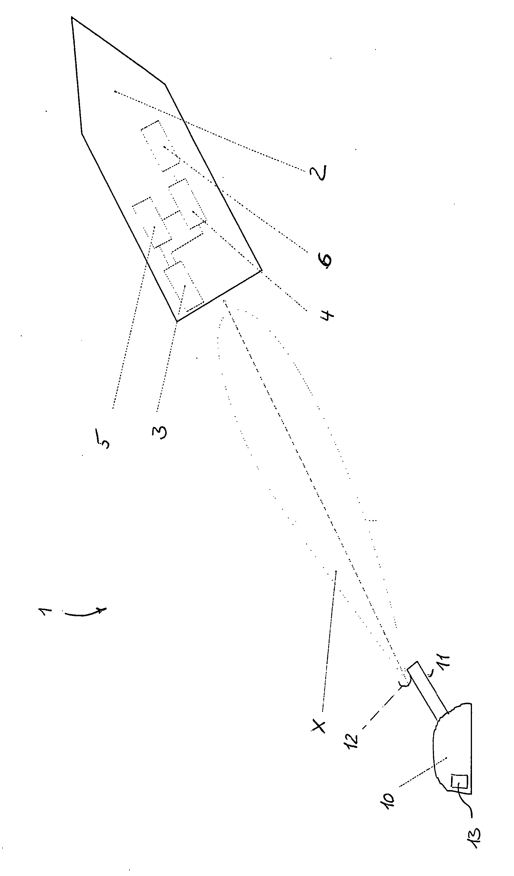 Method and device for setting the fuse and/or correcting the ignition time of a projectile