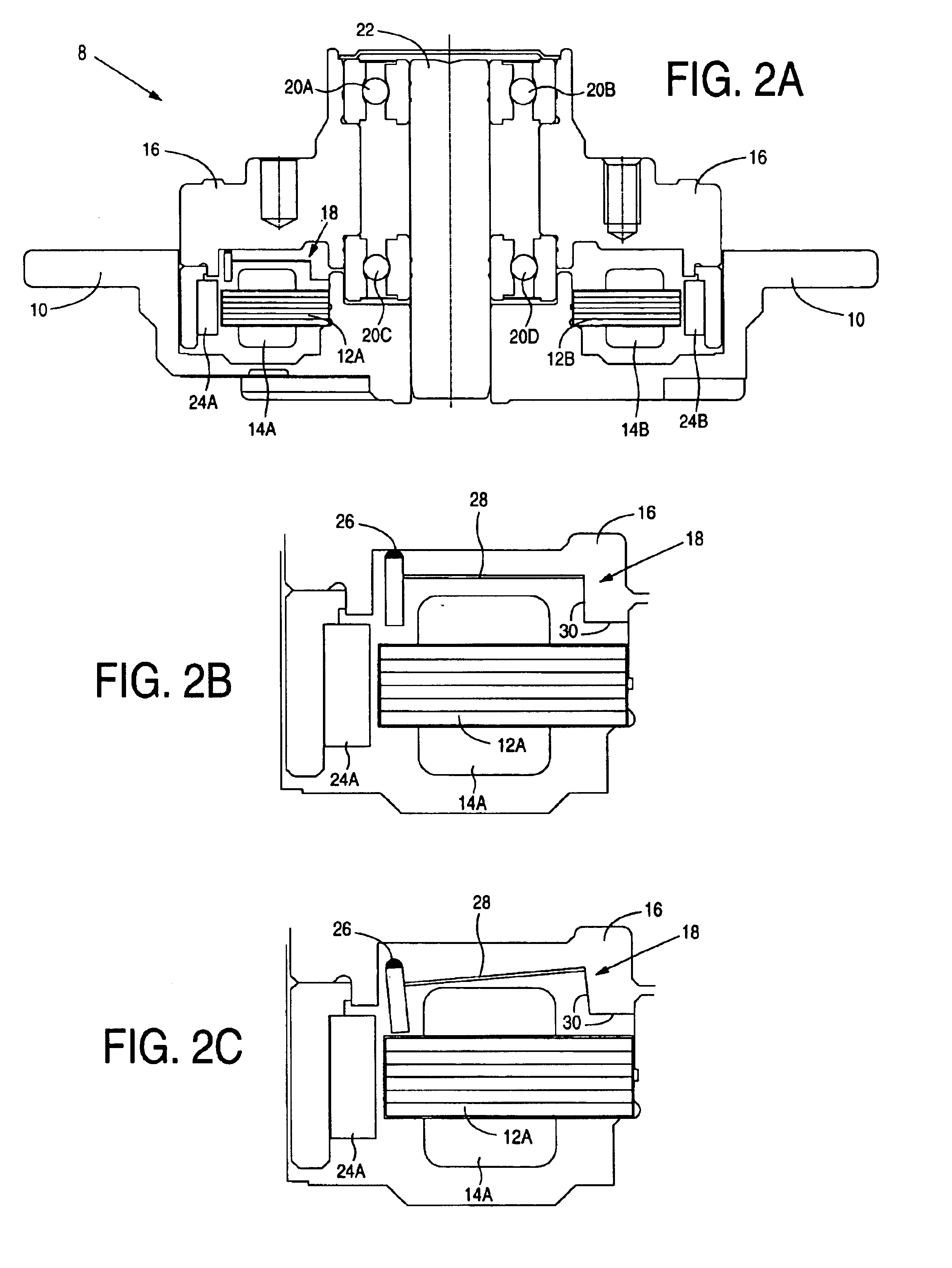 Disk drive employing a spindle motor comprising a locking spring arm disengaged through stator coil flux