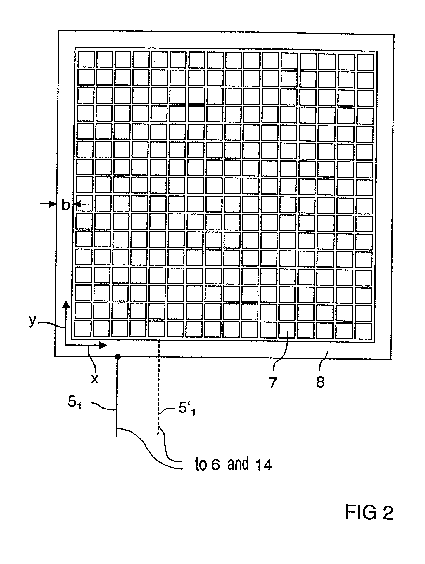 Measurement system for examining a section of tissue on a patient and the use of a measurement system of this type
