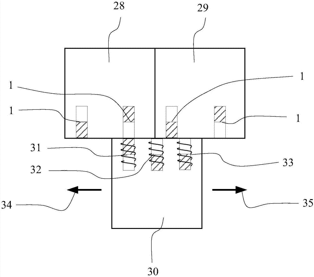Motor integrating connection and movement functions and modularized robot applying motor
