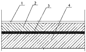 Sound-insulating floating floor surface structure and construction method thereof