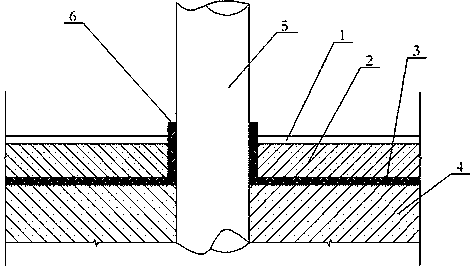 Sound-insulating floating floor surface structure and construction method thereof
