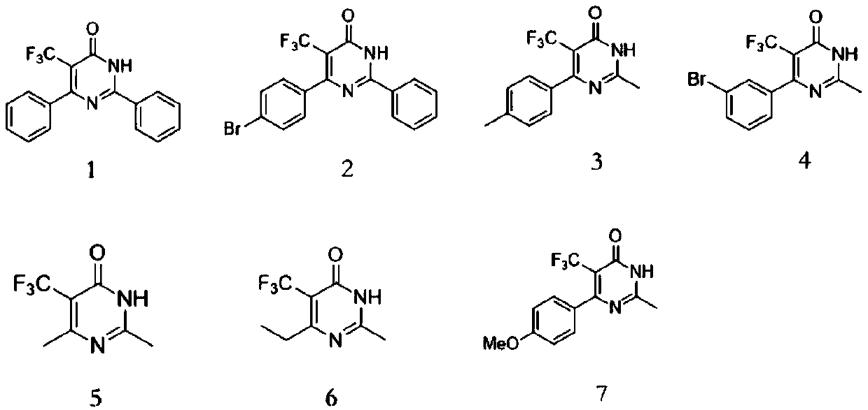 A kind of synthetic method of fluorine-containing pyrimidinone compound