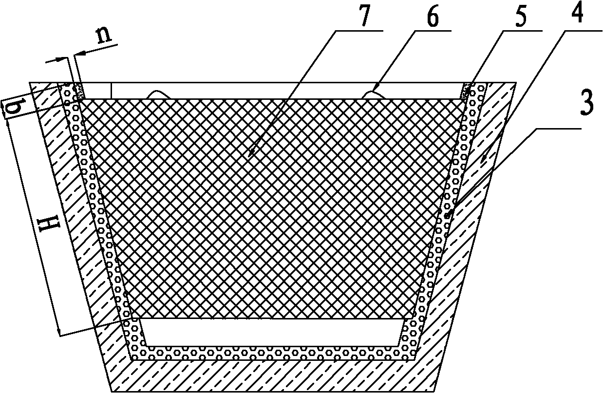 Slag wall inserts of continuous casting tundish and embedded installing method thereof