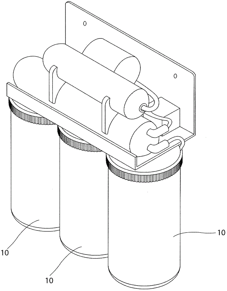 Multifunctional filter element structure