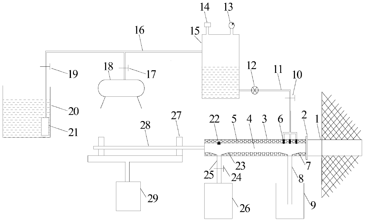 Drilled hole opening mixed dedusting and noise reduction device, drilling equipment and working method