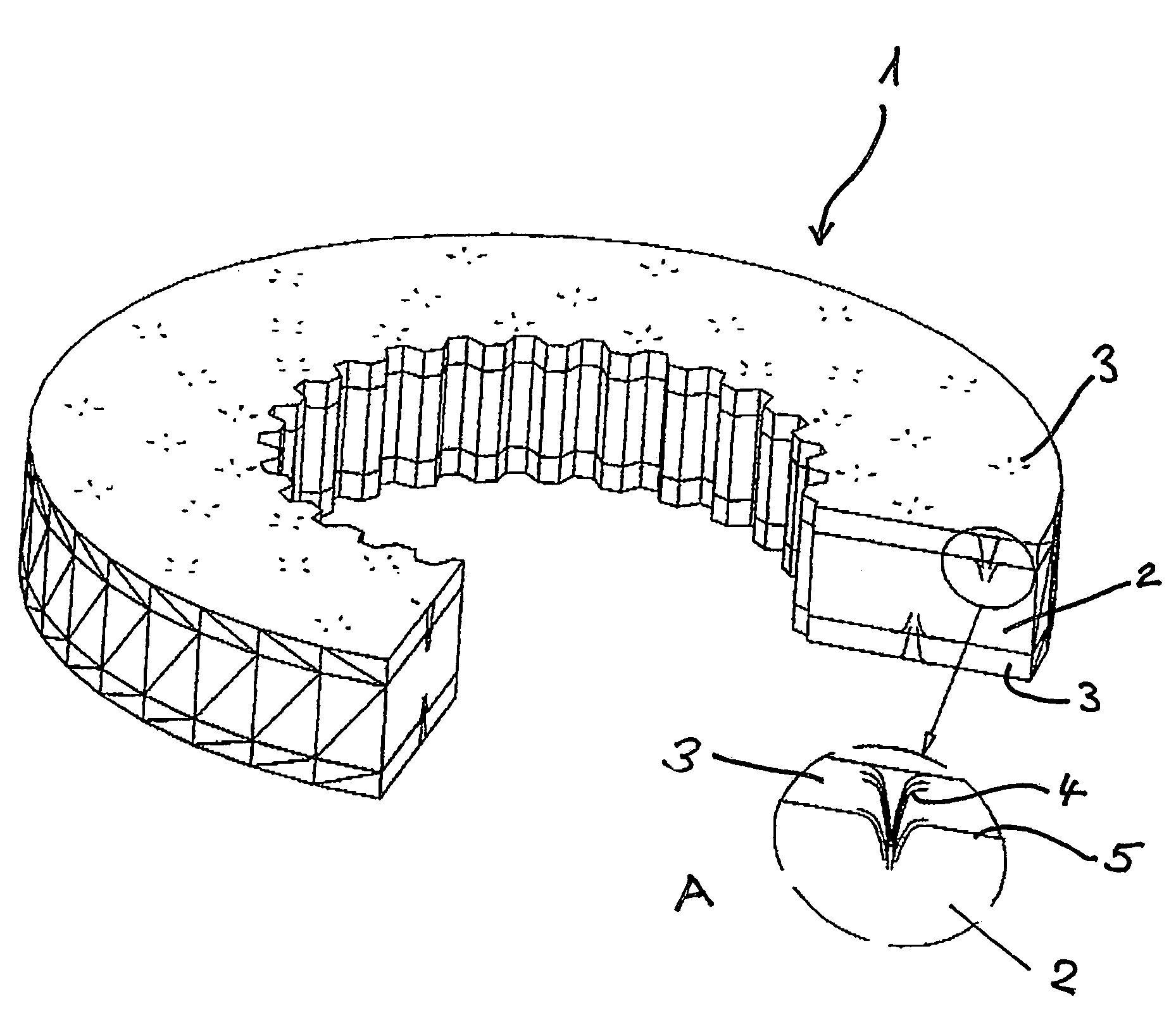 One-piece friction body with a support and a friction pad disposed thereon and method of its manufacture