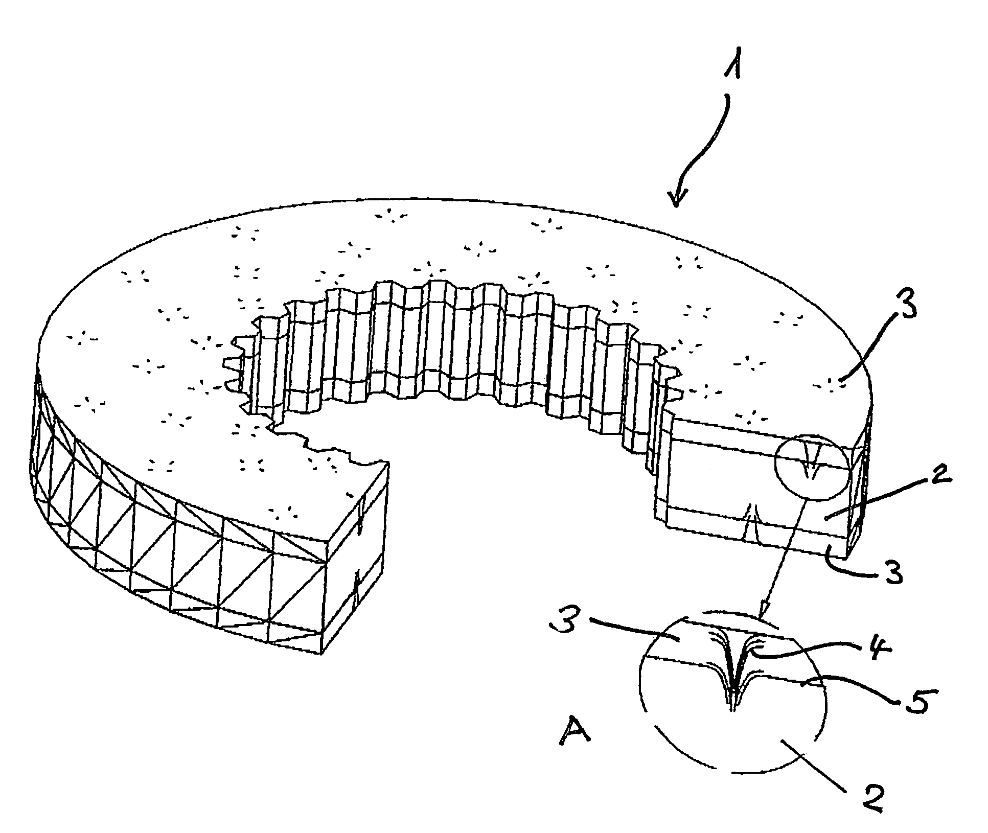 One-piece friction body with a support and a friction pad disposed thereon and method of its manufacture