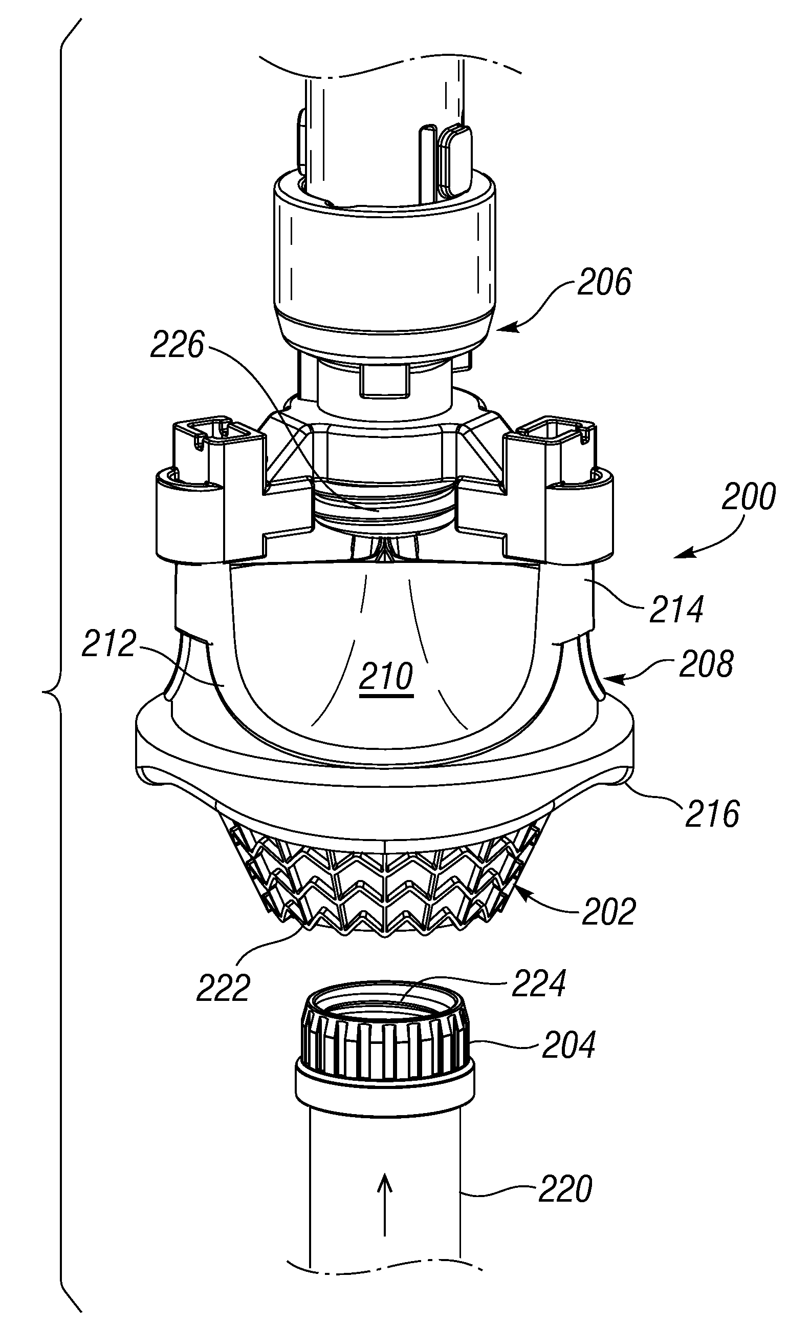 Unitary quick connect prosthetic heart valve and deployment system and methods