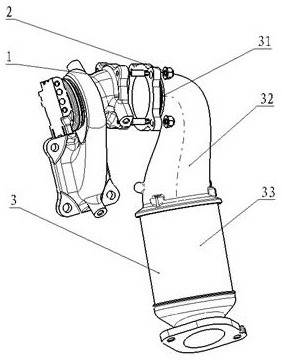 Three-way catalyst, engine exhaust assembly and automobile