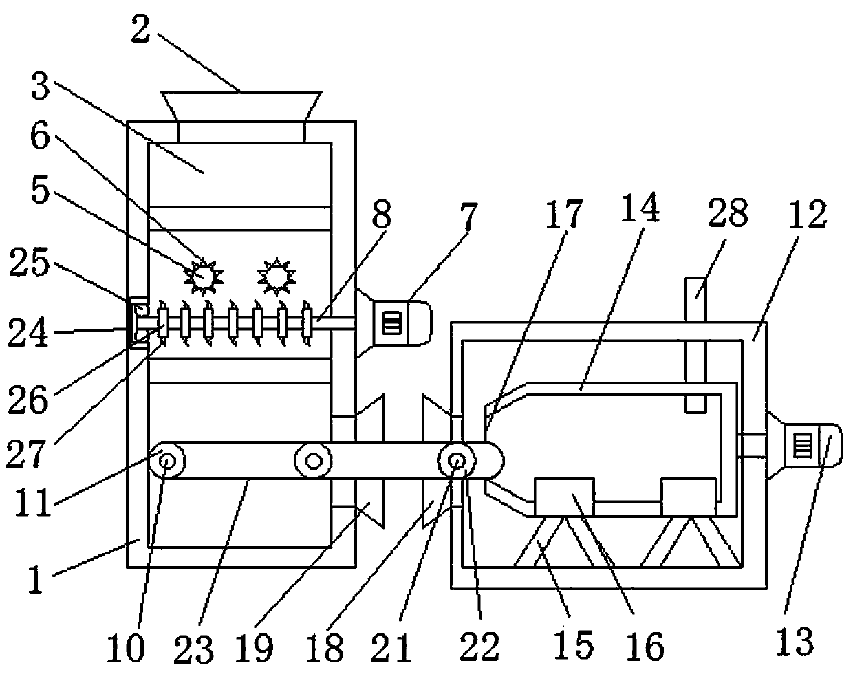 Incinerating device for garbage power generation