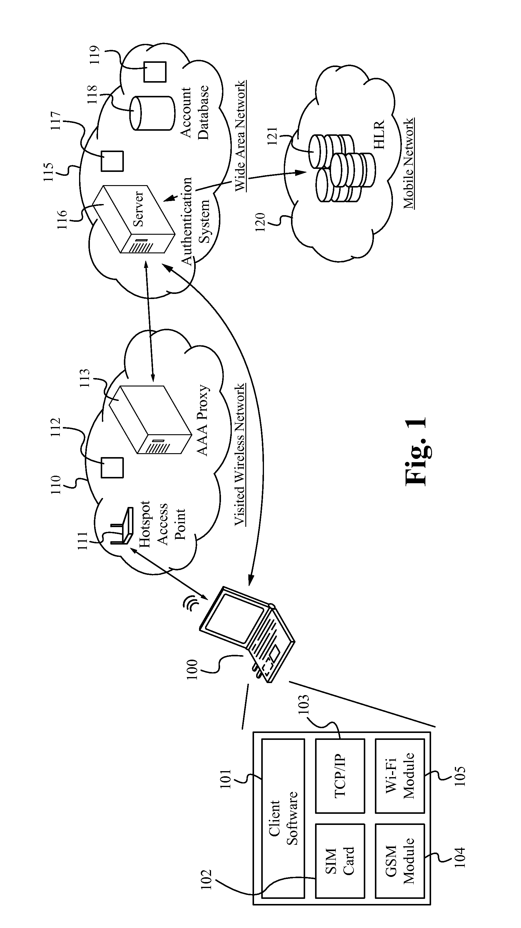 METHOD OF AND SYSTEM FOR EXTENDING THE WISPr AUTHENTICATION PROCEDURE