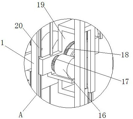 Intelligent turnover device for welding and processing main beam of bridge crane