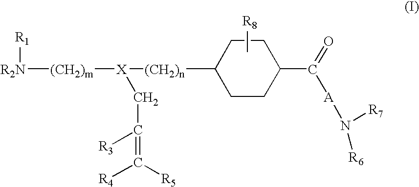 1,4-Substituted cyclohexane derivatives