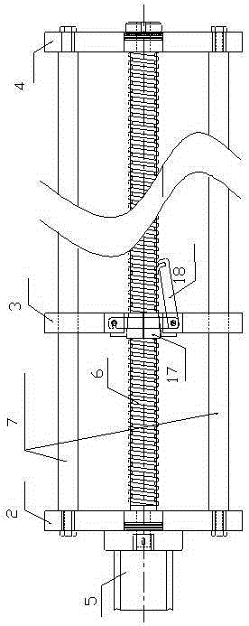 Device for straightening steel wire split from steel wire rope