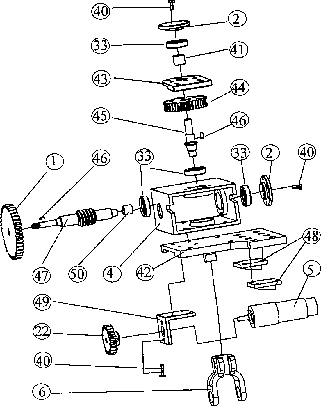 Double-foot robot lower limb mechanism with multiple freedom degree