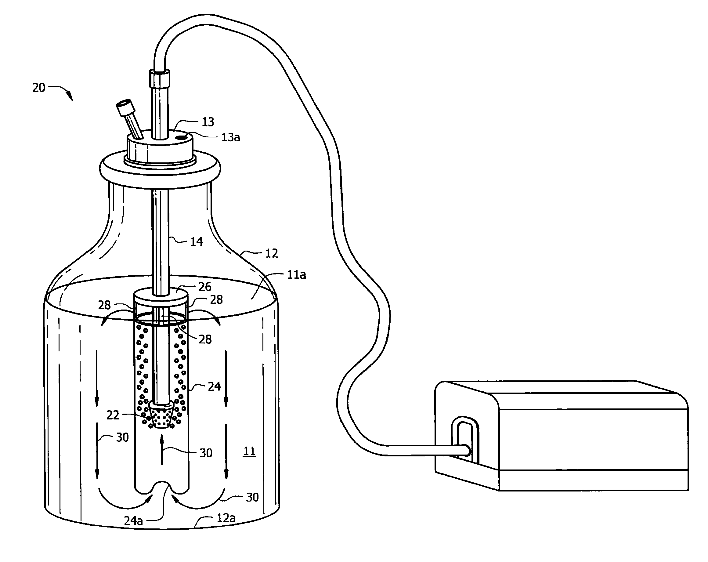Toroidal convection mixing device