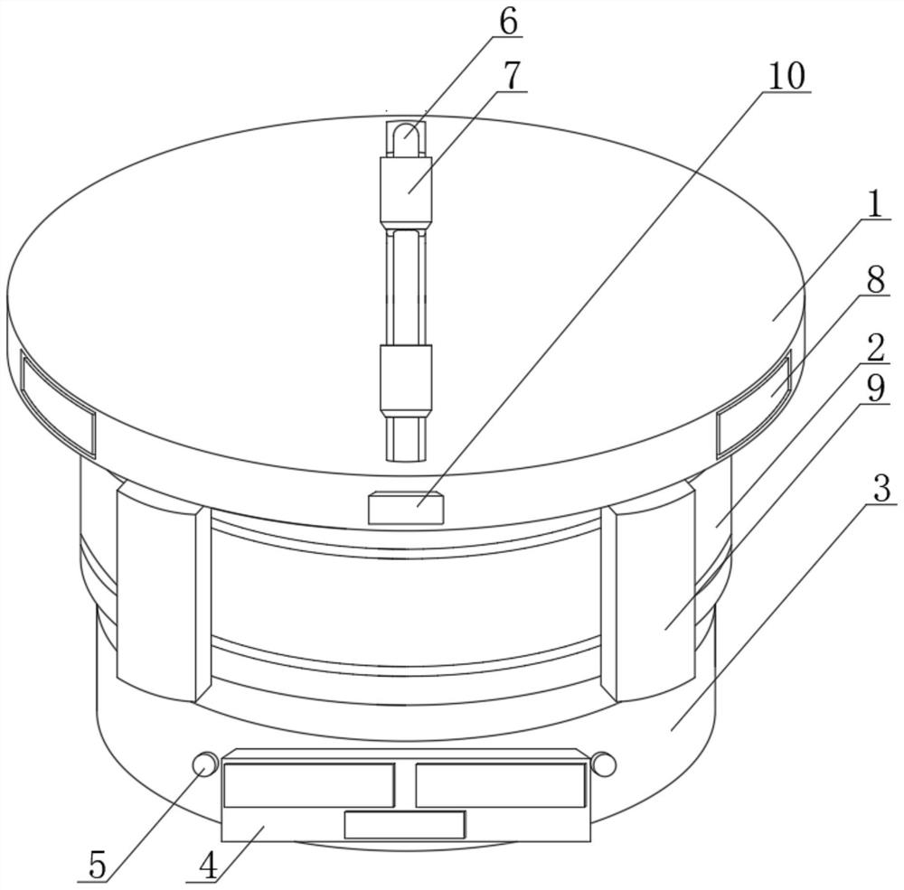 Combined multifunctional illuminating lamp for aviation illumination