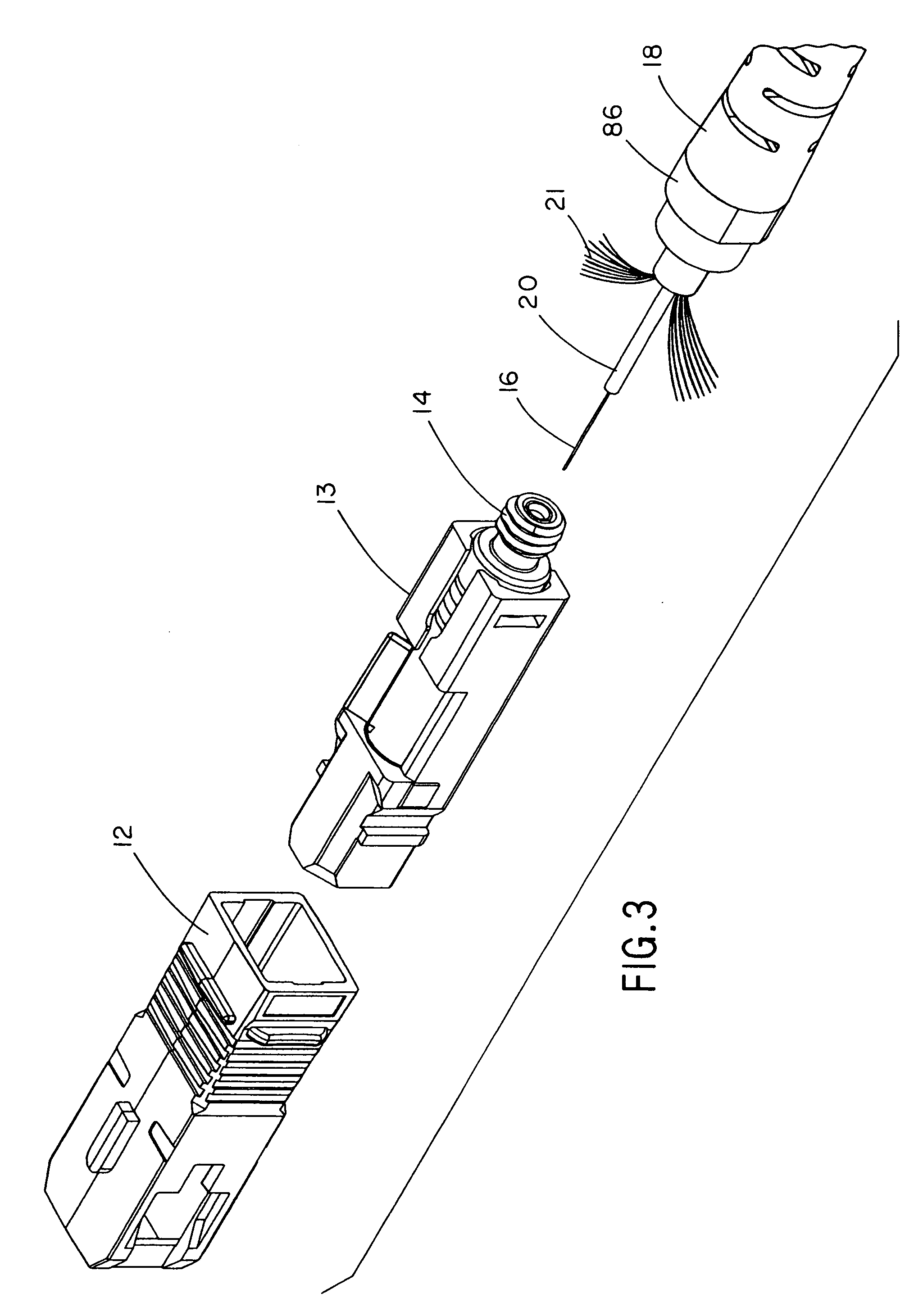 Reversible fiber optic stub fiber connector