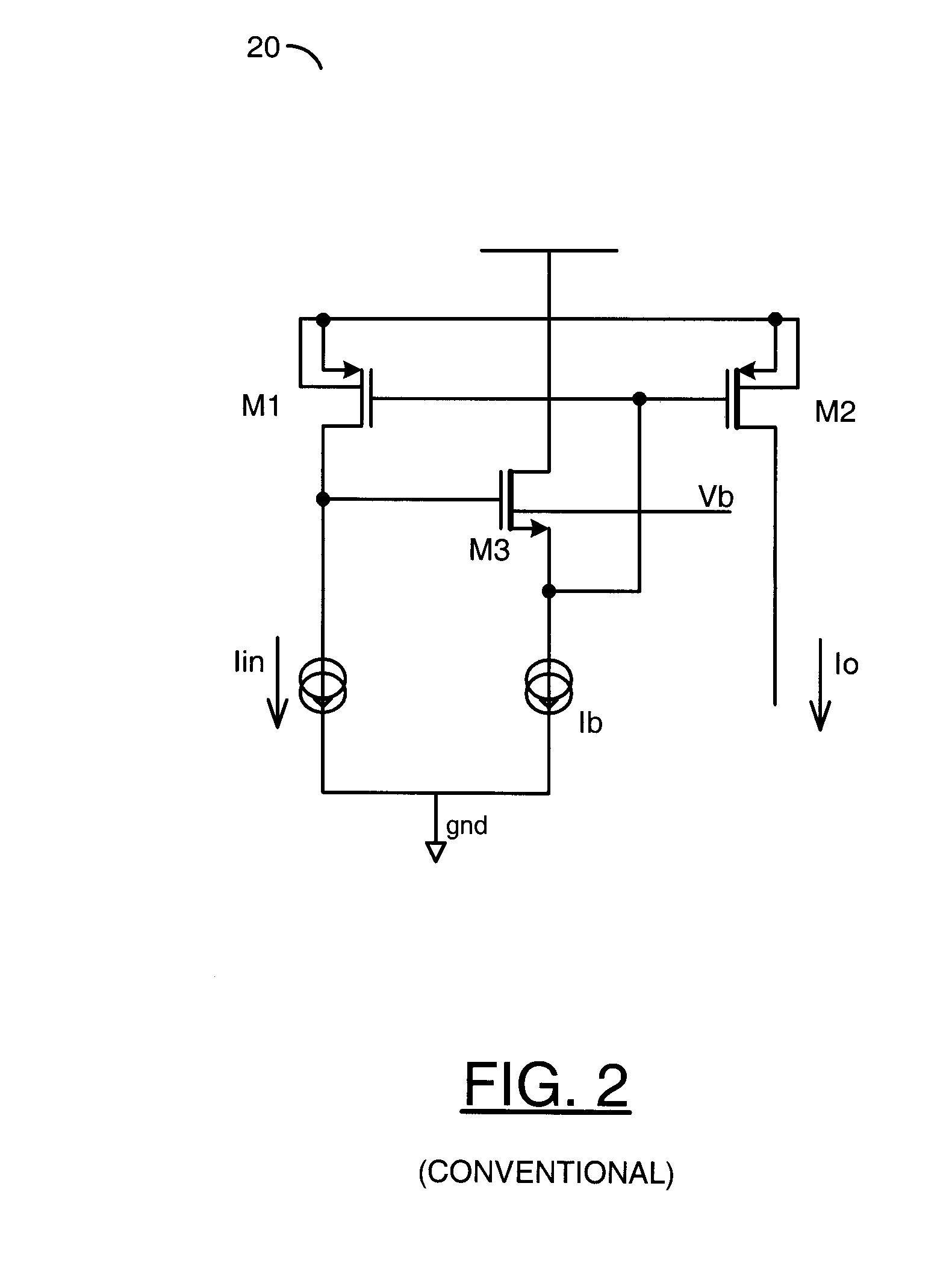Robust current mirror with improved input voltage headroom