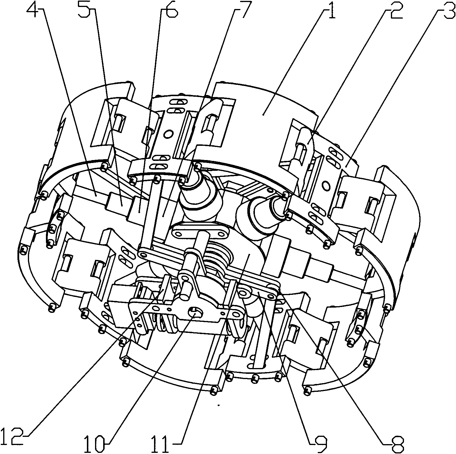 Diameter-variable wheel for automatically adapting to road surface
