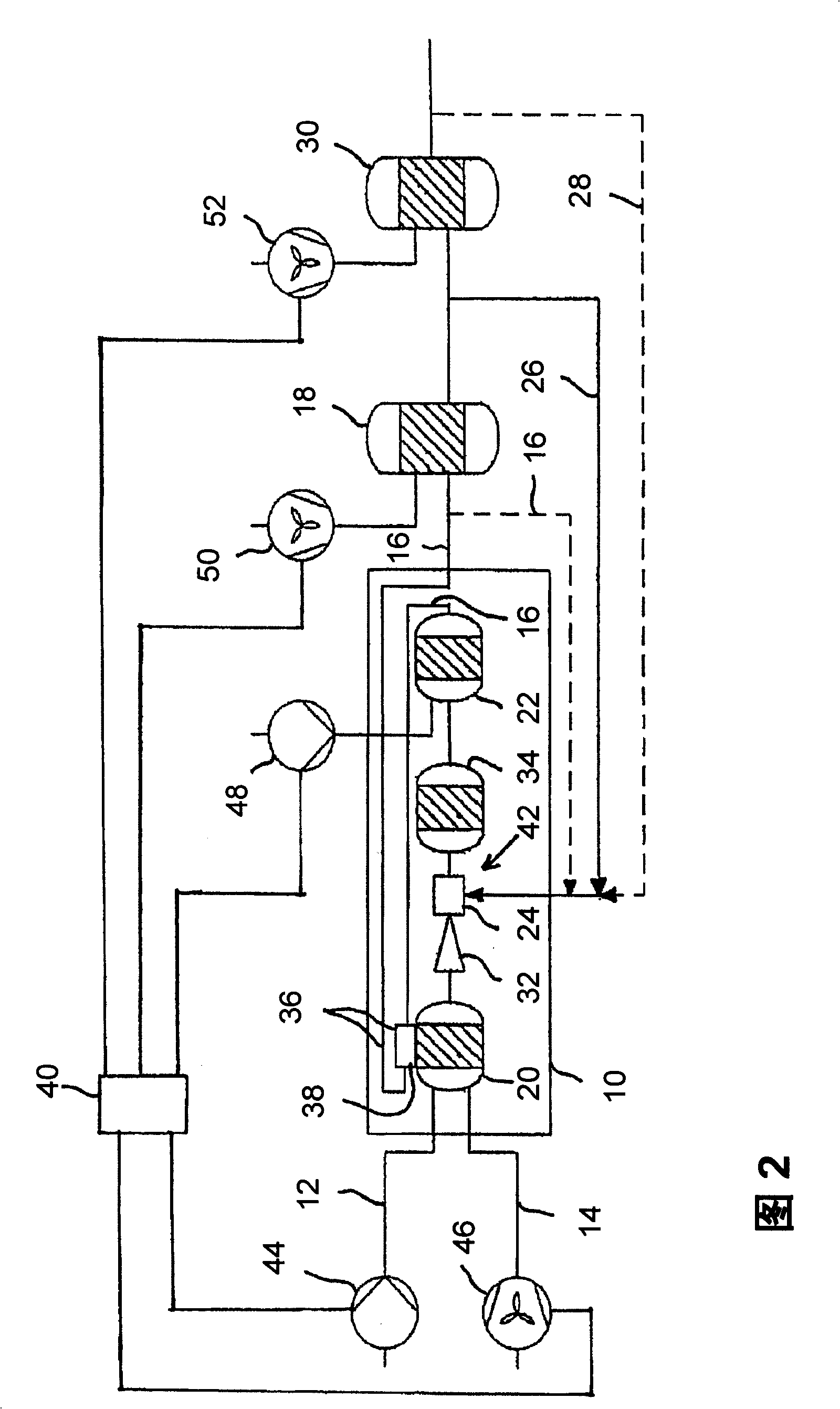 Fuel cell system and method for the operation of a reformer