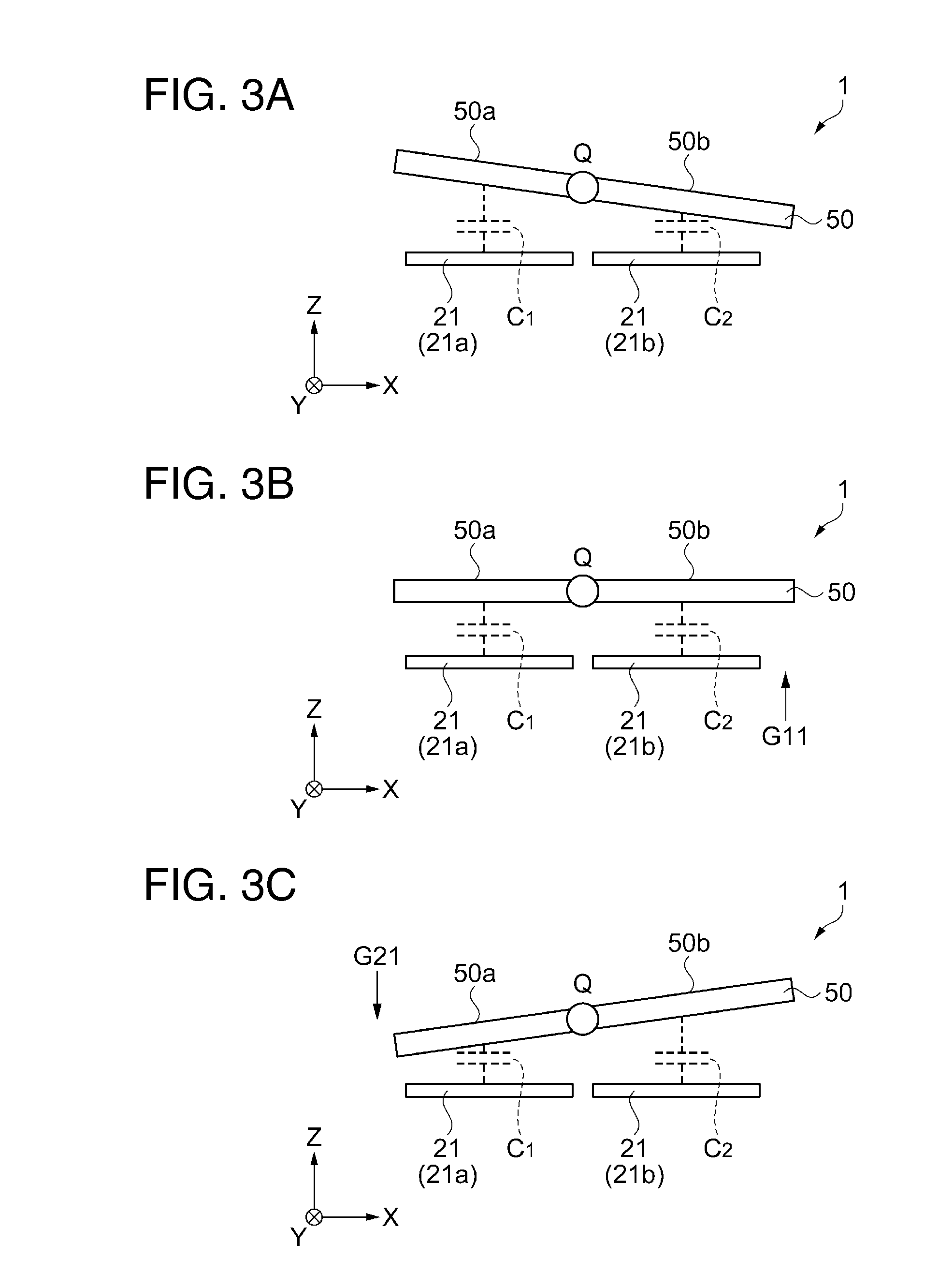 Sensor element, electronic apparatus and moving object