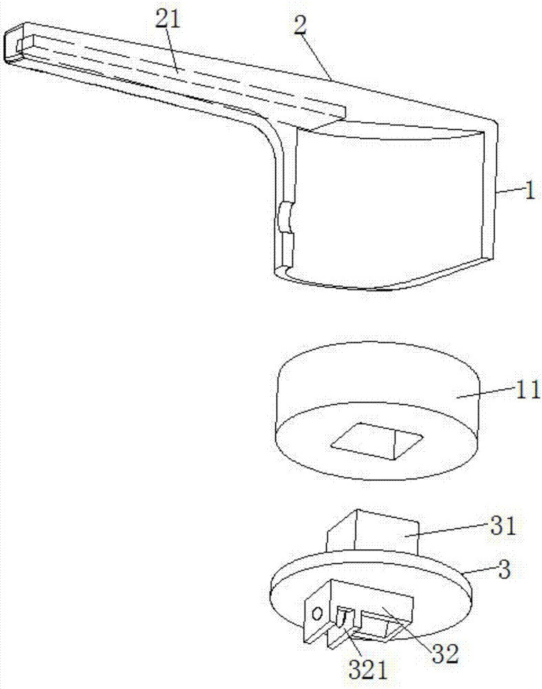 Self-balance-weight faucet handle and production technology thereof