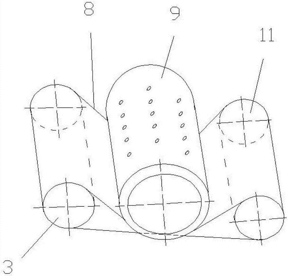 An efficient and compact straw pressing and coiling device and method