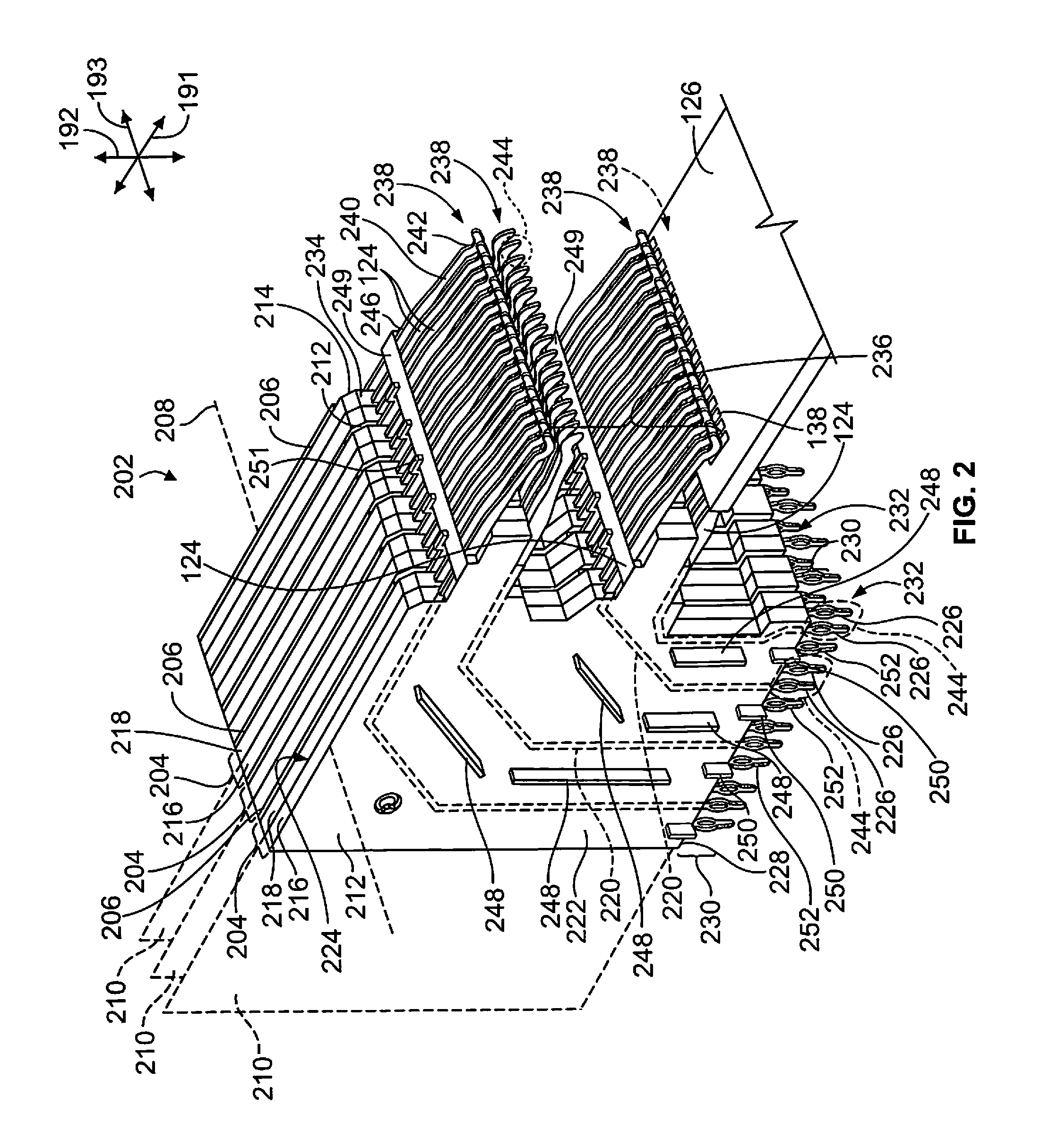 Electrical connector having contact modules