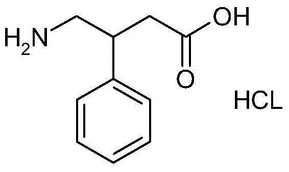 Synthetic method for 4-amino-3-phenylbutyric acid hydrochloride