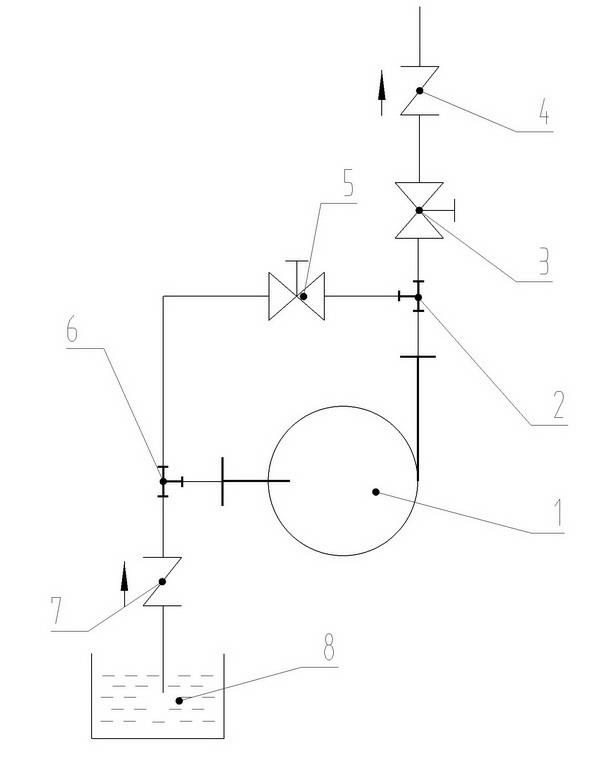 Flow regulating device for backflow type centrifugal water pump