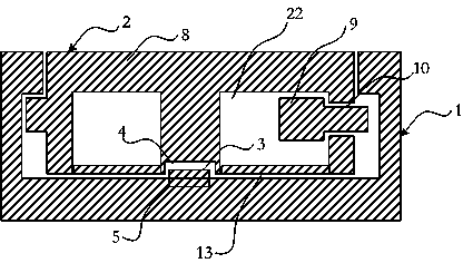 Electronic equipment cover body device