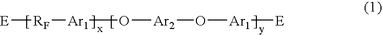 Fluorinated polyethers having perfluorinated aliphatic group and optical waveguide using the same