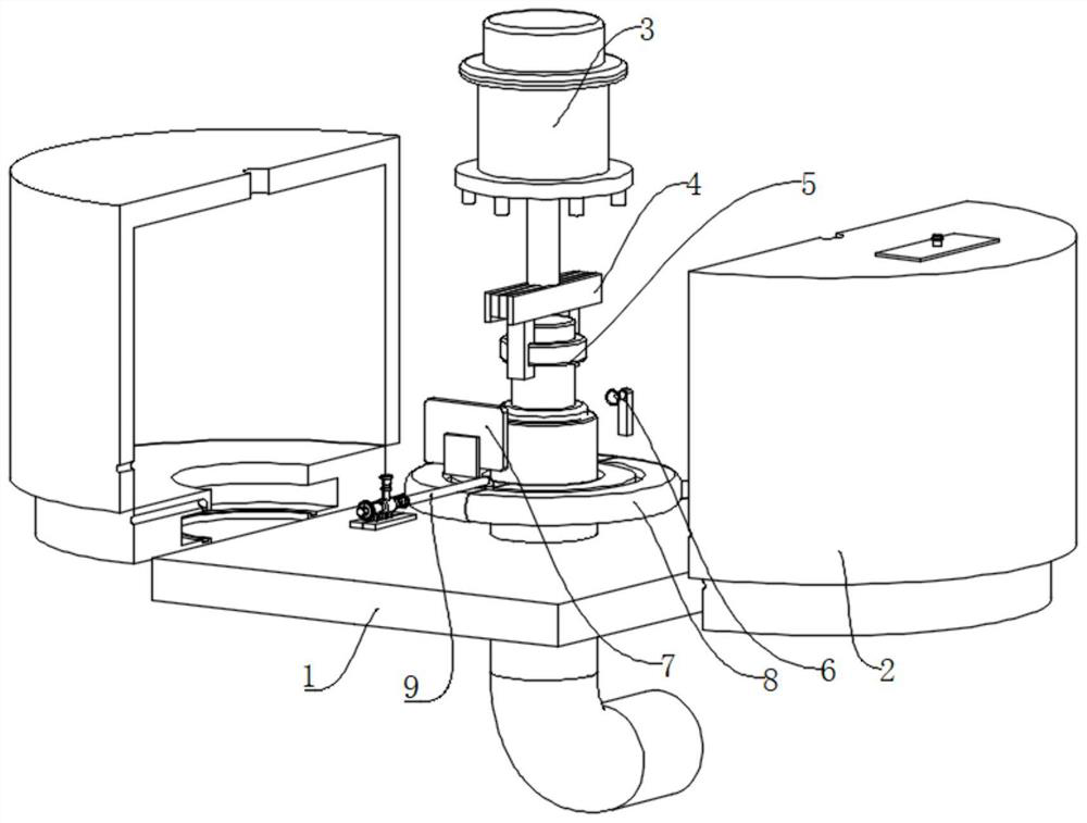 New energy automobile cooling joint drawing detection mechanism