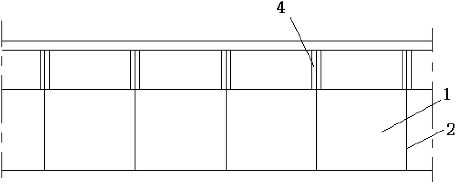 Scraper type floor dung clearing system and construction method thereof