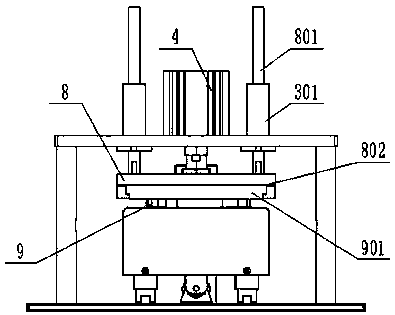 Lens press mounting device