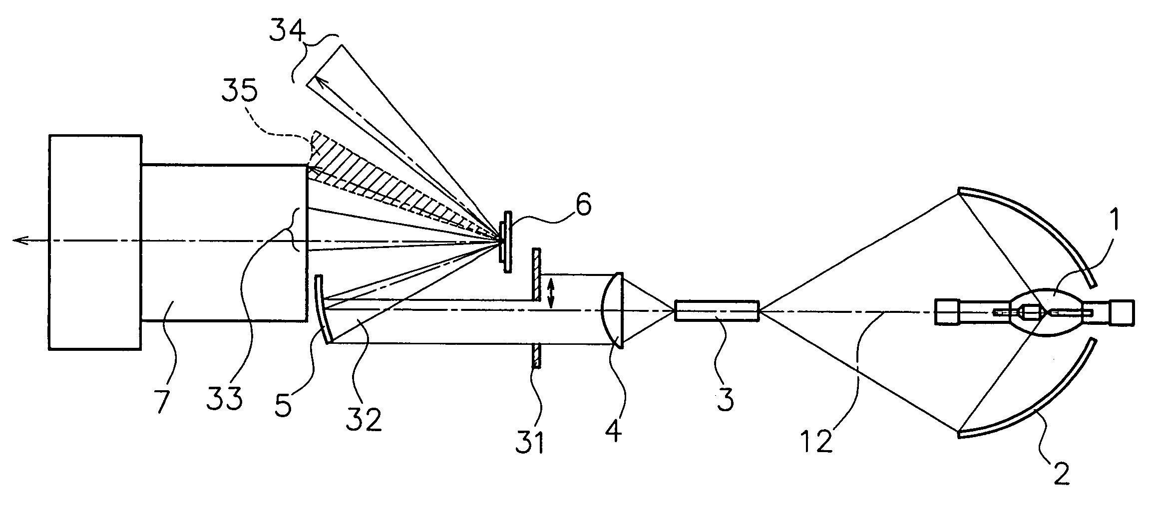Projection-type display apparatus