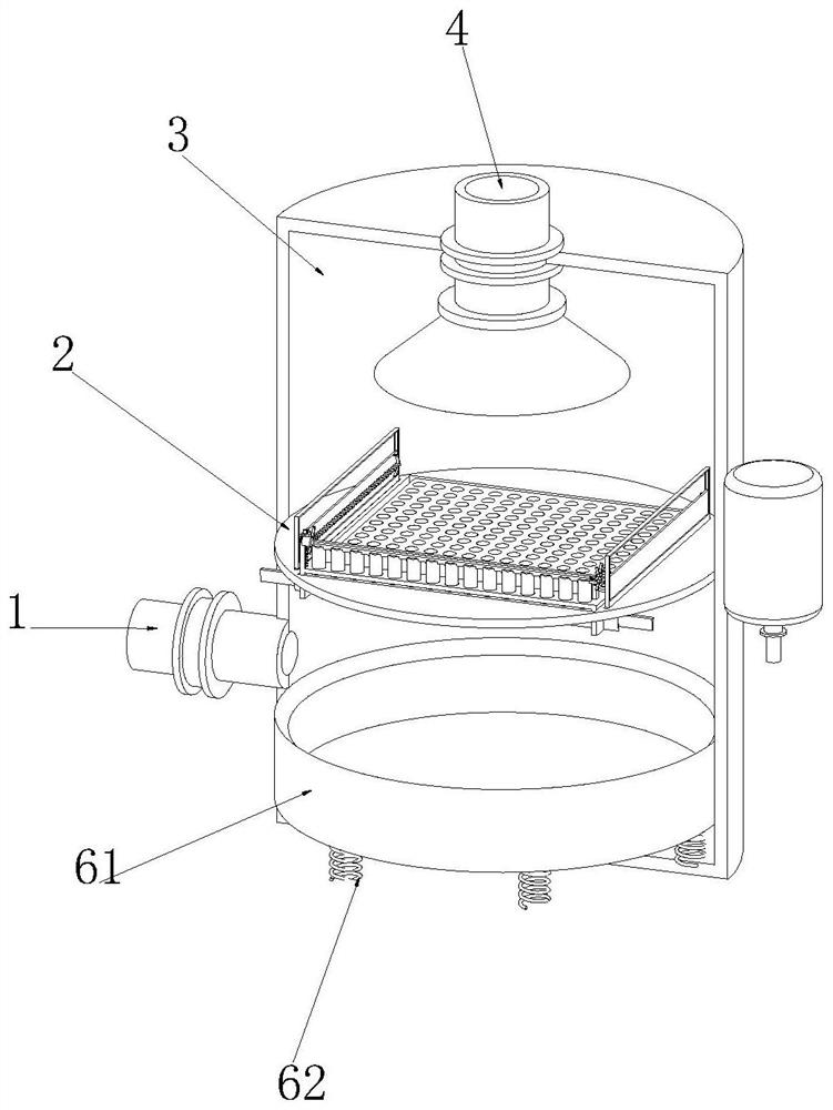 Odor treatment device based on sludge heat drying and garbage power generation