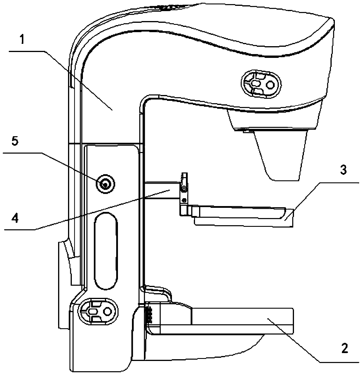 Breast oppression device and method