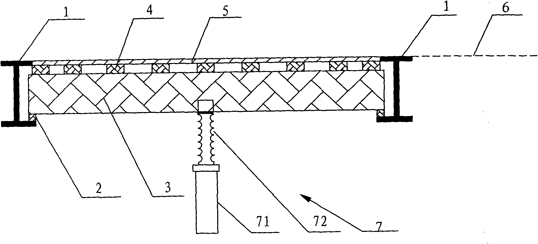 Construction method of building superstructure in high-rise steel-concrete mixed structure with few supporting formworks