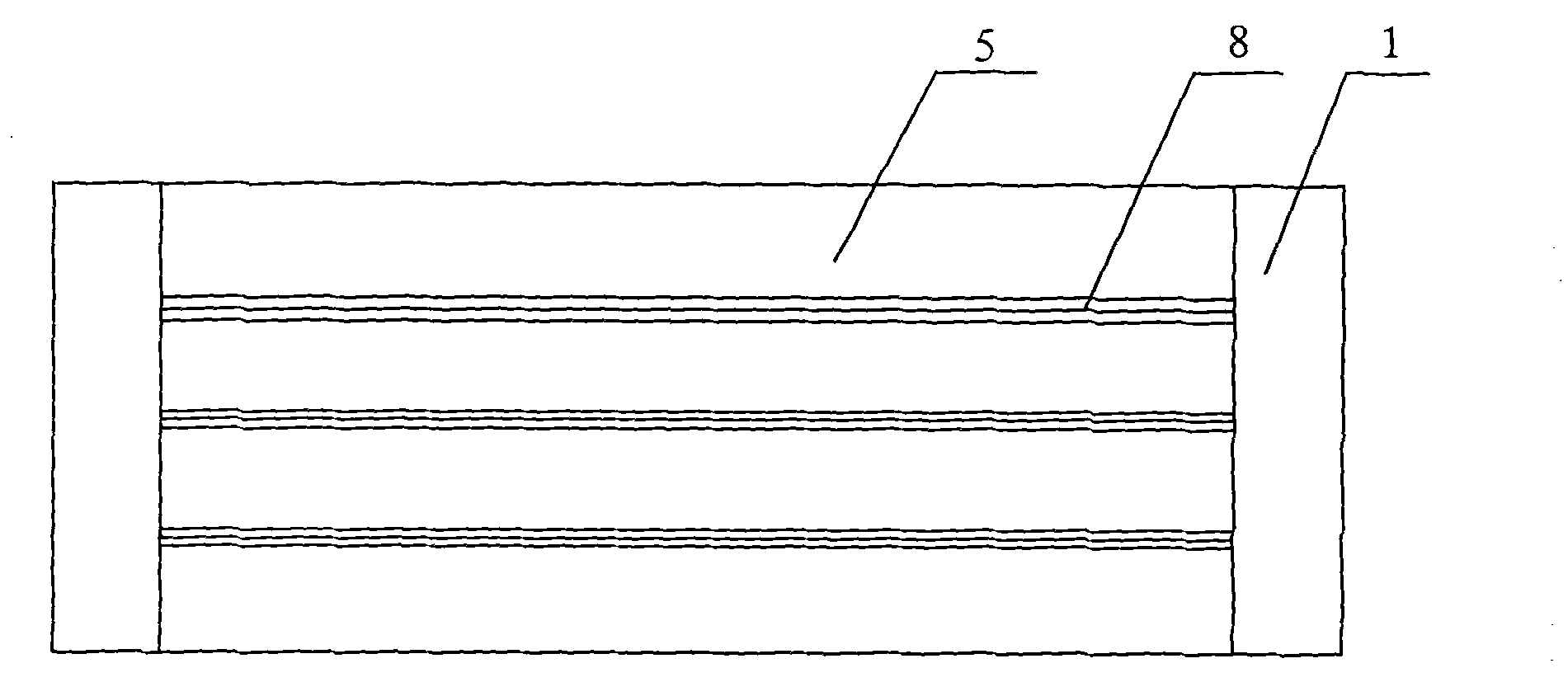 Construction method of building superstructure in high-rise steel-concrete mixed structure with few supporting formworks